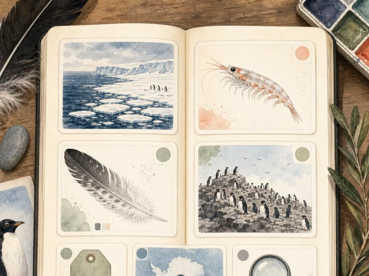 ペンギン用語集：海氷、オキアミ、換羽を読む（南極生態）