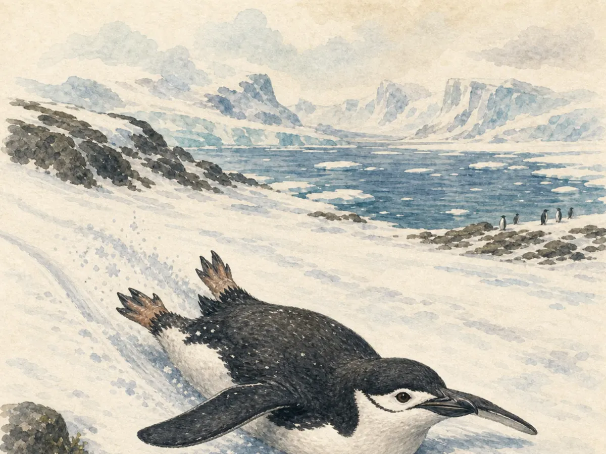 ペンギンはなぜお腹で滑る？Tobogganing とは（豆知識）